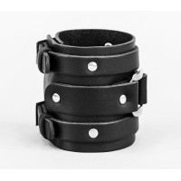Leather cuff bracelet for men or women, code 6707