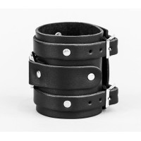 Leather cuff bracelet for men or women, code 6707
