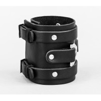 Leather cuff bracelet for men or women, code 6708