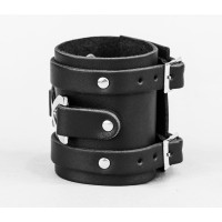 Leather cuff bracelet for men or women, code 6708