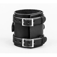 Leather cuff bracelet for men or women, code 6708