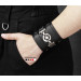 Leather cuff bracelet for men or women, code 6709