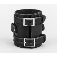 Leather cuff bracelet for men or women, code 6709