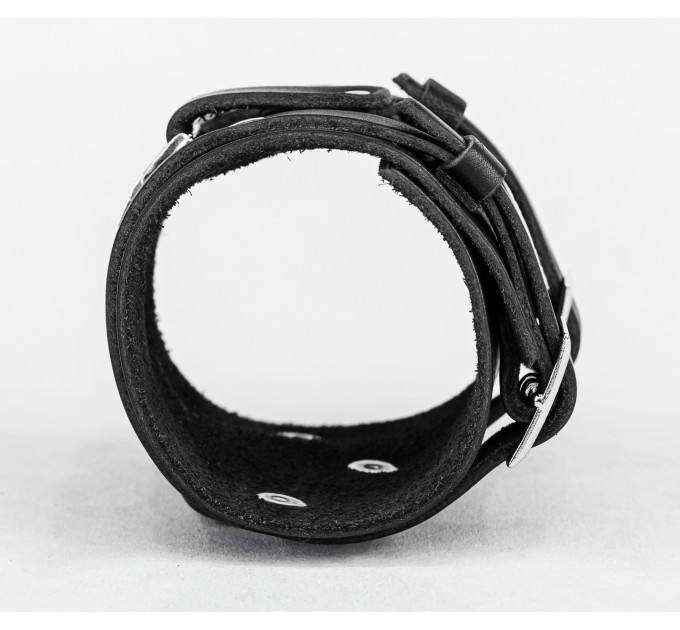 Leather cuff bracelet for men or women, code 6709