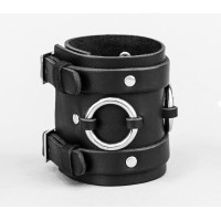 Leather cuff bracelet for men or women, code 6712