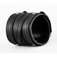 Leather cuff bracelet for men or women, code 6714st