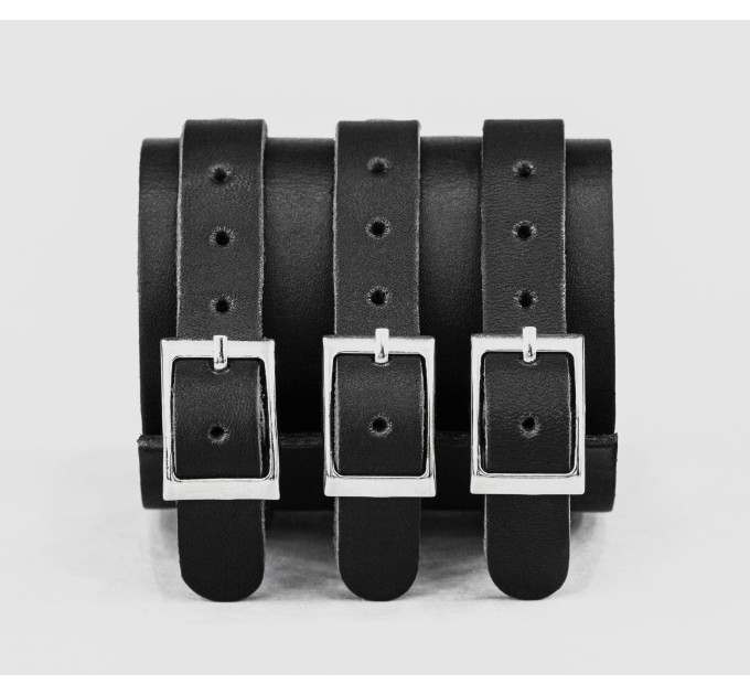 Leather cuff bracelet for men or women, code 6715