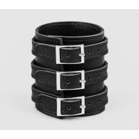 Leather cuff bracelet for men or women, code 6715st