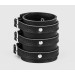 Leather cuff bracelet for men or women, code 6715st