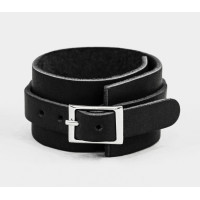 Leather cuff bracelet for men or women, code 6716