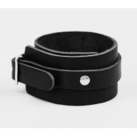 Leather cuff bracelet for men or women, code 6716