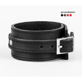 Leather cuff bracelet for men or women, code 6716st