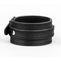Leather cuff bracelet for men or women, code 6716st