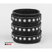 Leather cuff bracelet for men or women, code 6718