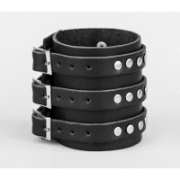 Leather cuff bracelet for men or women, code 6718