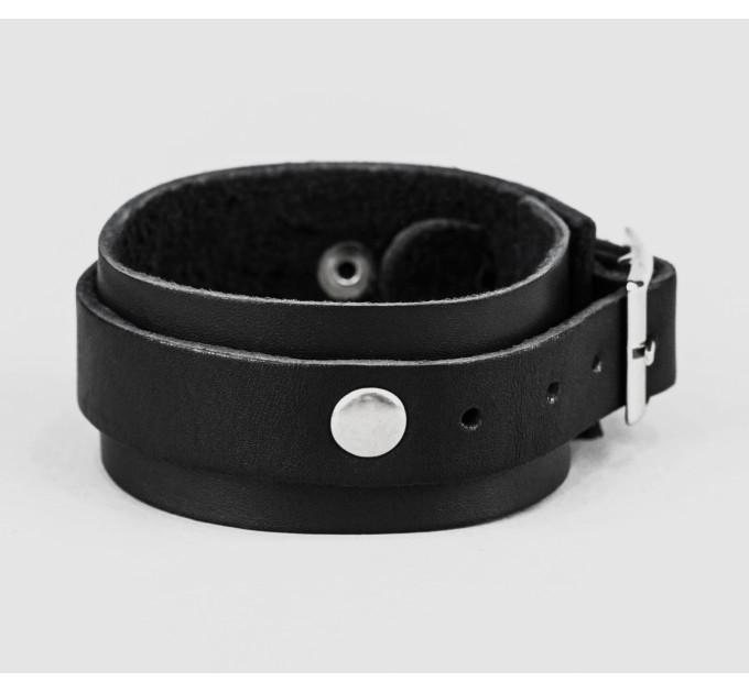 Leather cuff bracelet for men or women, code 6720