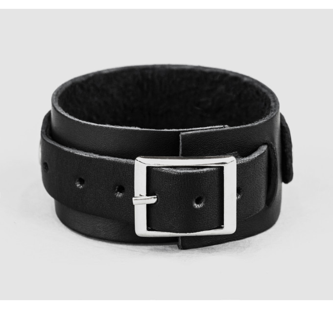 Leather cuff bracelet for men or women, code 6720