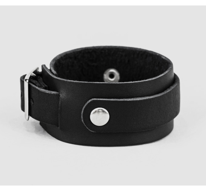 Leather cuff bracelet for men or women, code 6720