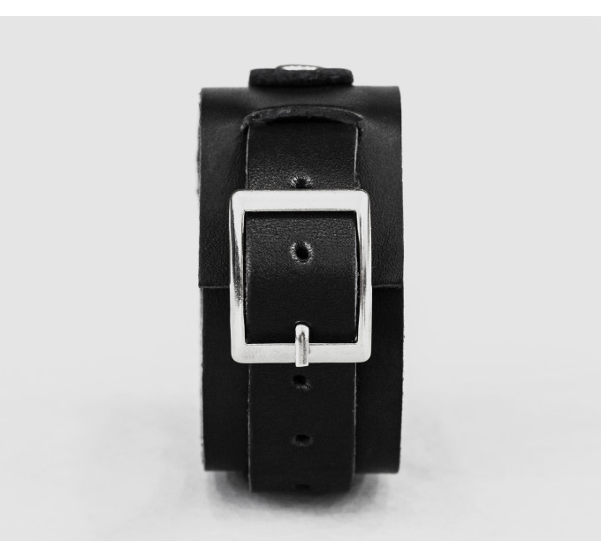 Leather cuff bracelet for men or women, code 6720