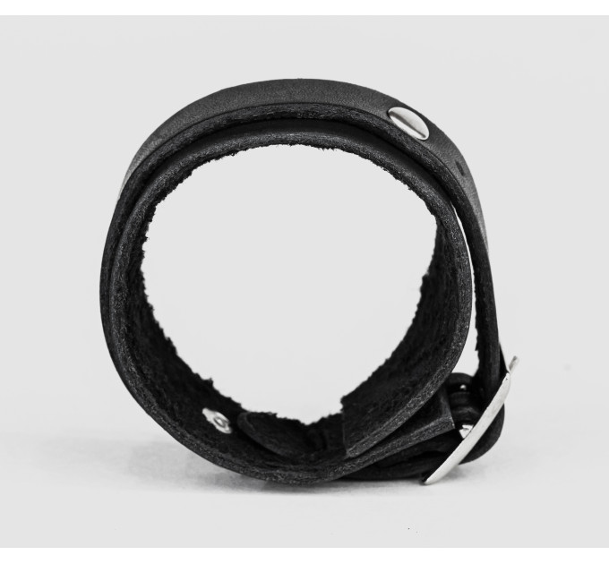 Leather cuff bracelet for men or women, code 6720