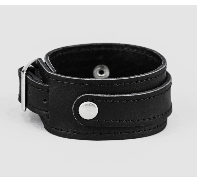 Leather cuff bracelet for men or women, code 6720st