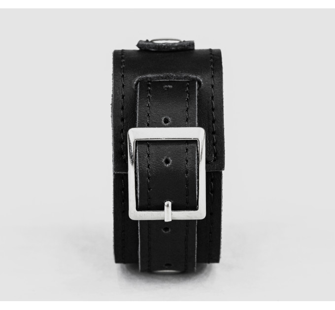 Leather cuff bracelet for men or women, code 6720st