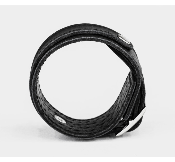 Leather cuff bracelet for men or women, code 6720st