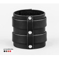 Leather cuff bracelet for men or women, code 6740