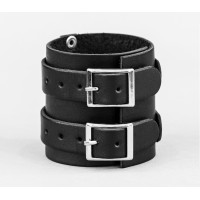 Leather cuff bracelet for men or women, code 6740