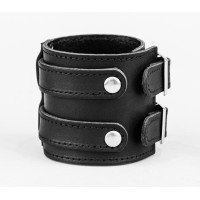 Leather cuff bracelet for men or women, code 6740st