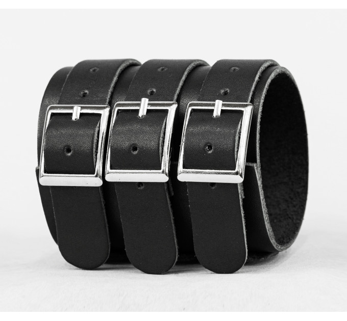 Leather cuff bracelet for men or women, code 6800