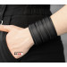 Leather cuff bracelet for men or women, code 6800st