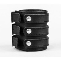 Leather cuff bracelet for men or women, code 6800st