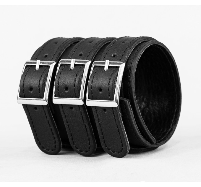 Leather cuff bracelet for men or women, code 6800st
