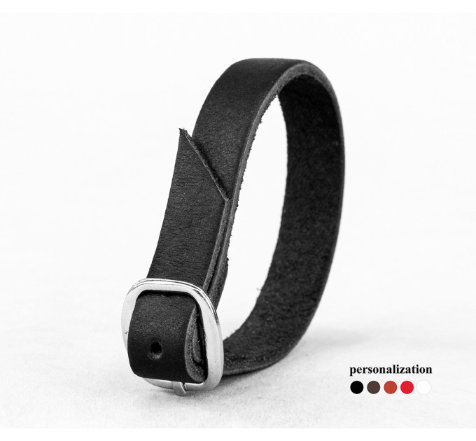 Leather bracelet for men or women, code 6900