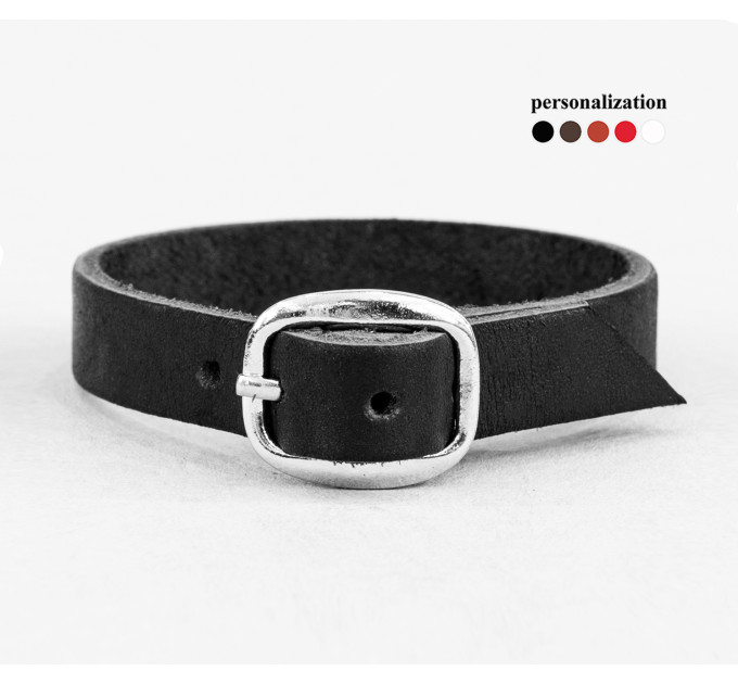 Leather bracelet for men or women, code 6900