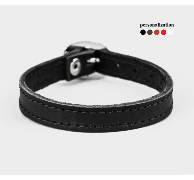 Leather bracelet for men or women, code 6900st