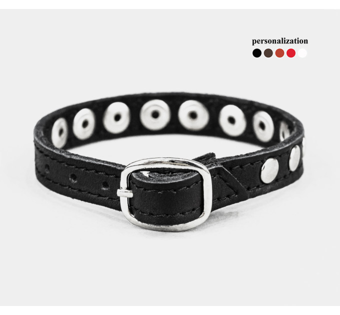 Leather bracelet for men or women, code 6901st