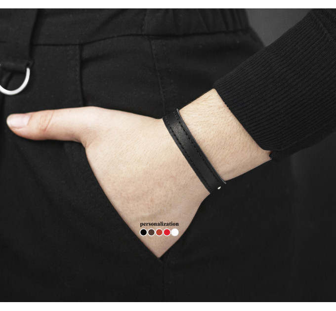 Leather bracelet for men or women, code 6902st