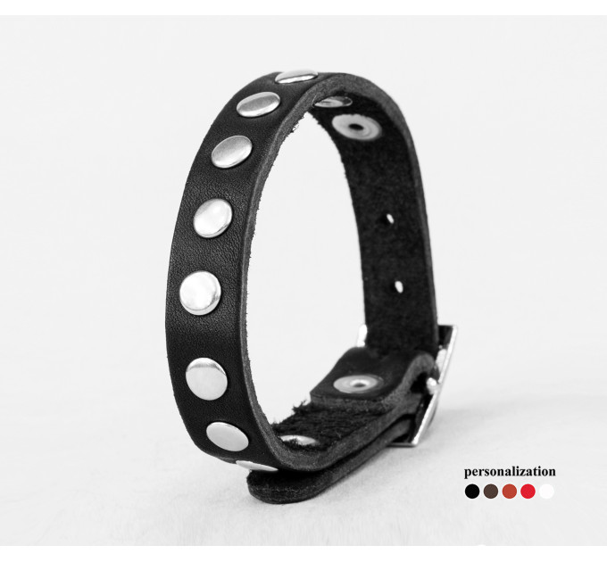 Leather bracelet for men or women, code 6903