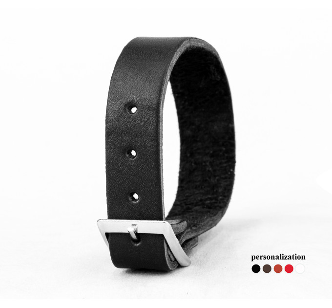 Leather bracelet for men or women, code 6904