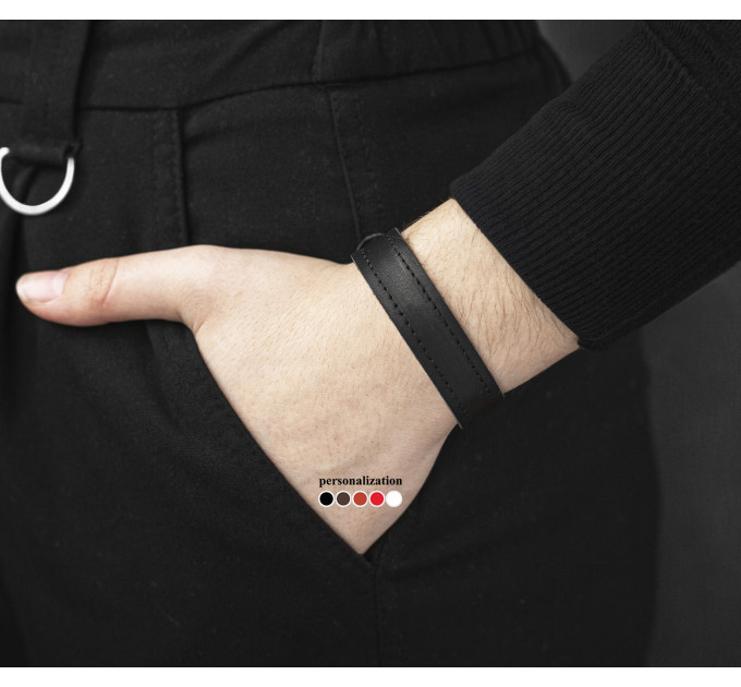 Leather bracelet for men or women, code 6904st