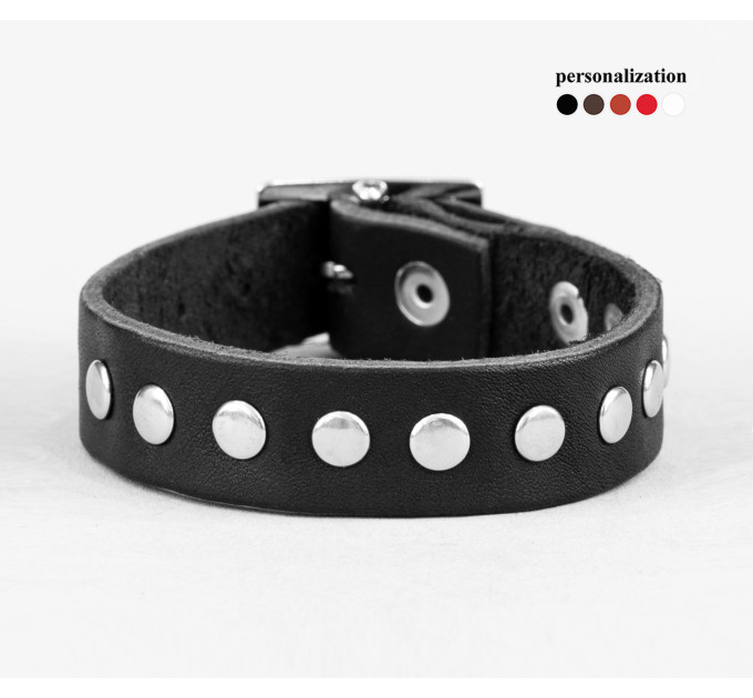 Leather bracelet for men or women, code 6905