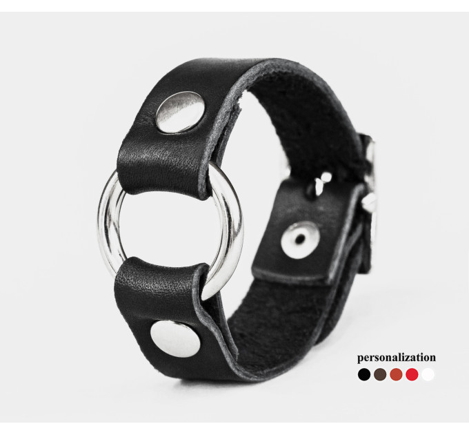 Leather bracelet for men or women, code 6948