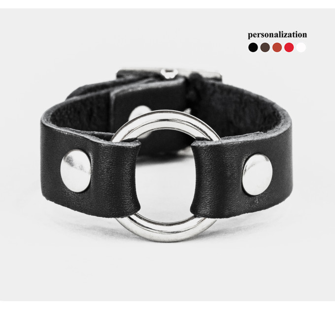 Leather bracelet for men or women, code 6948