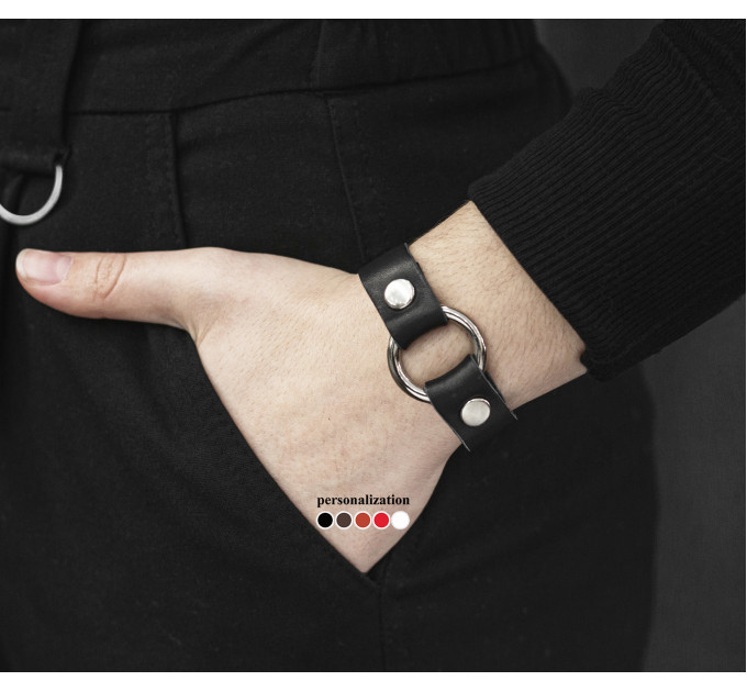 Leather bracelet for men or women, code 6948