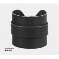 Leather cuff bracelet for men or women, code 8010