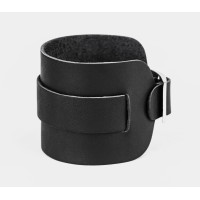 Leather cuff bracelet for men or women, code 8010