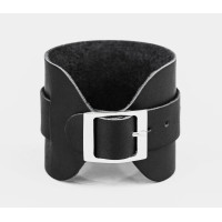 Leather cuff bracelet for men or women, code 8010