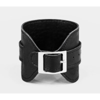 Leather cuff bracelet for men or women, code 8010st